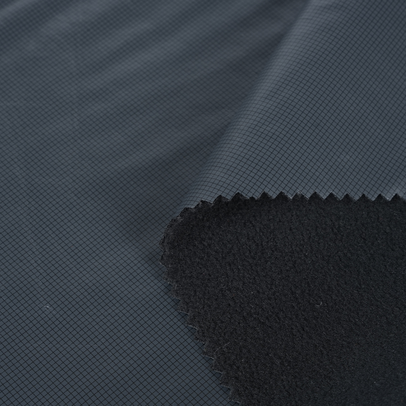 300t Polyester Pongee Flower Film na Tpu Polar Fleece na Tela 592