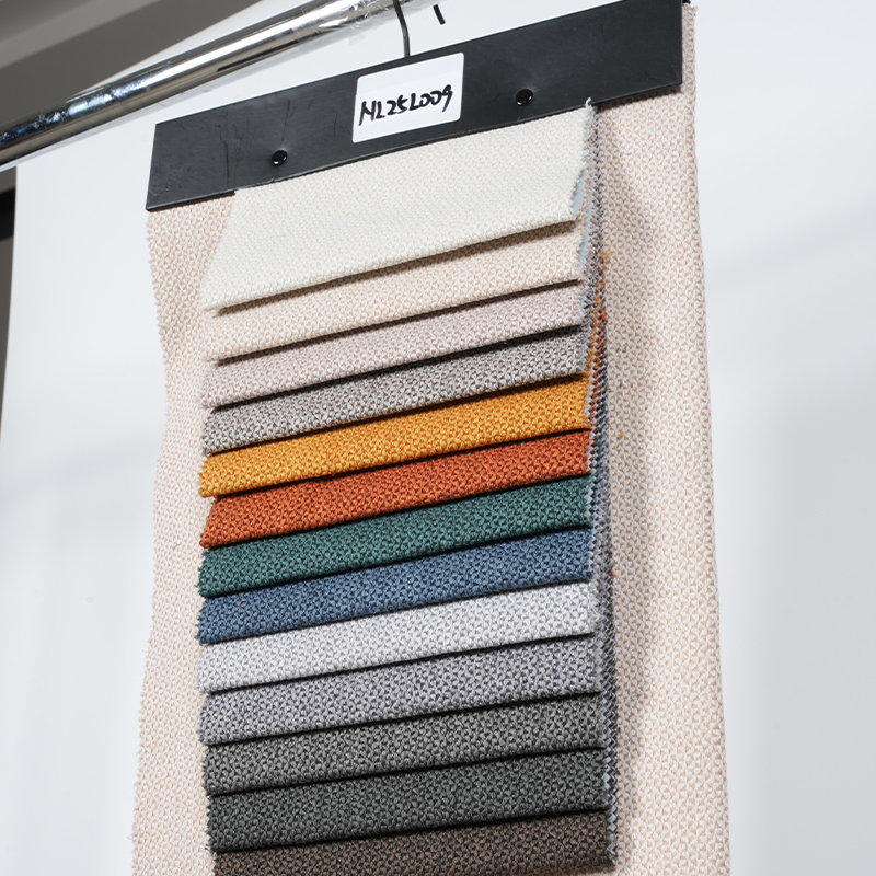 Five Character Grid Jacquard Polyester Sofa Fabric Five Character Grid Jacquard Polyester Sofa Fabric