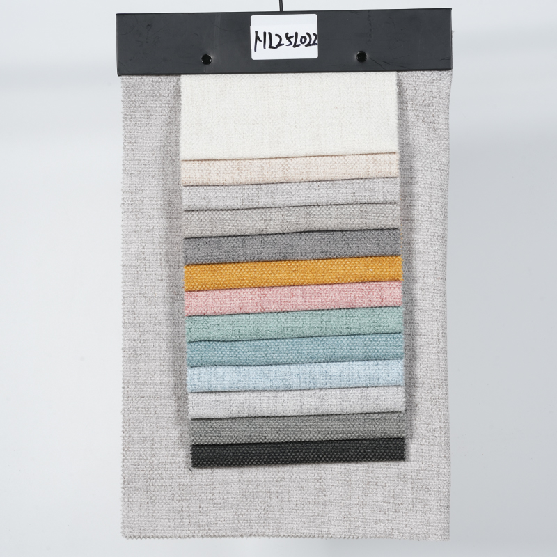 Paggiling Grid Polyester Sofa Fabric